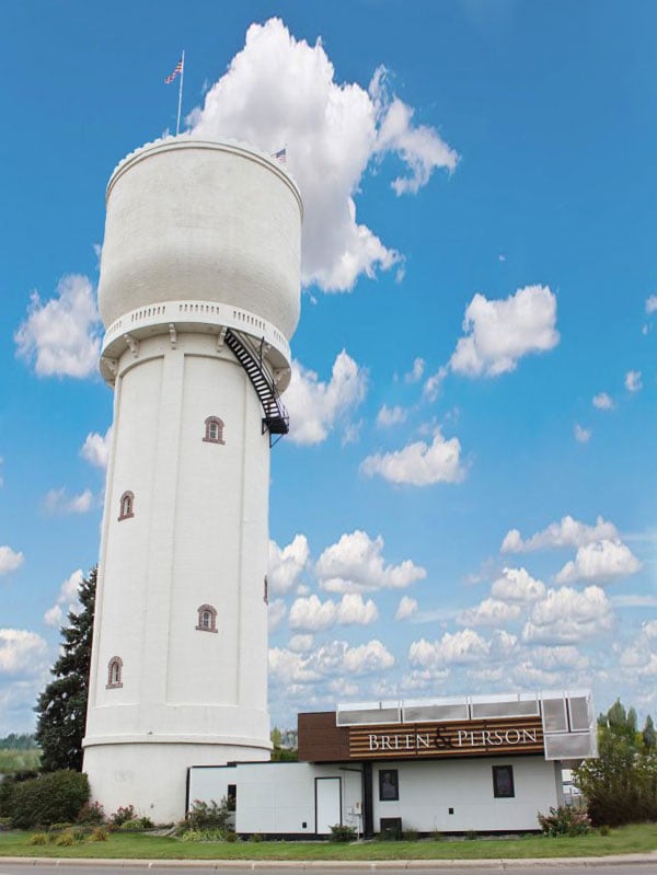 The Historic Brainerd Water Tower And Breen & Person, Ltd.'s Office